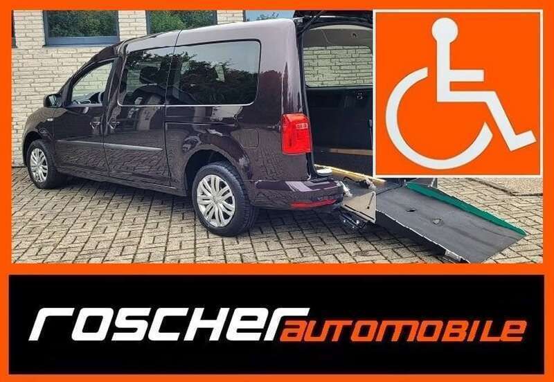 Black berry metallic Gebraucht 2018 VW Caddy Maxi Trendline Van / Kleinbus | 34.500 € - Bild 1/4