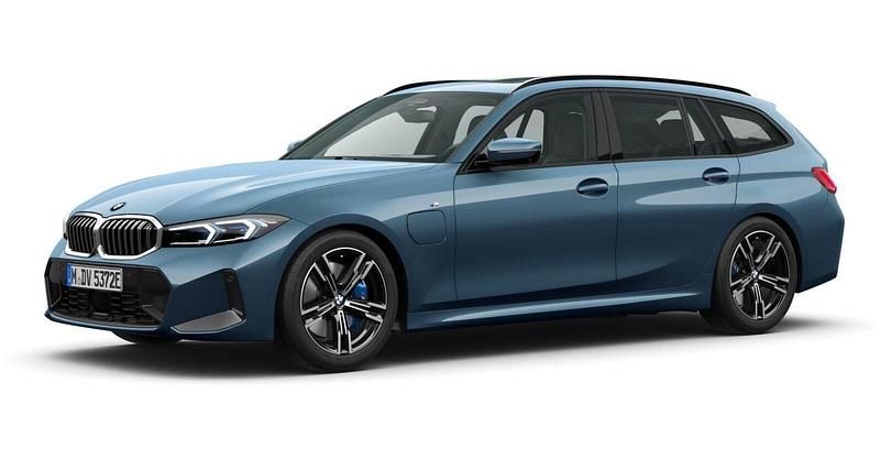 Blau Gebraucht 2024 BMW 330e Comfort Edition Kombi | 52.162 € - Bild 1/4