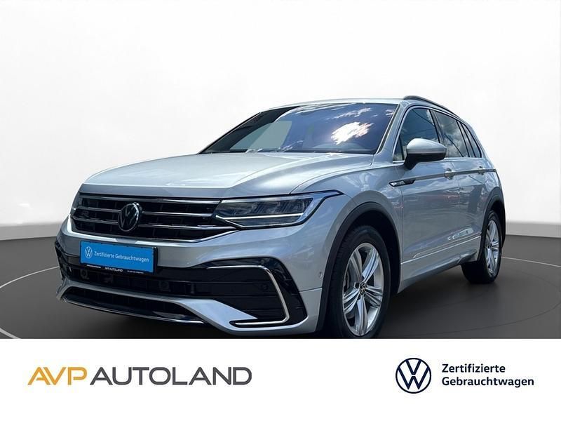 Nightshade blue Gebraucht 2024 VW Tiguan R-line SUV | 41.810 € (Fairer Preis) - Bild 1/4
