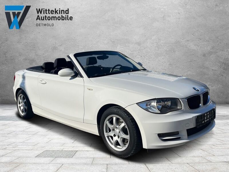 Weiß Gebraucht 2009 BMW 118 Cabriolet Advantage Cabrio | 7.499 € (Guter Preis) - Bild 1/4