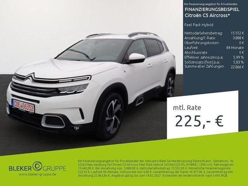 Gebraucht Citroën C5 Aircross Feel 224 PS (164 kW) 2022 Lack weiss banquise/typ aussenverkleidung spiegel flach standard SUV
