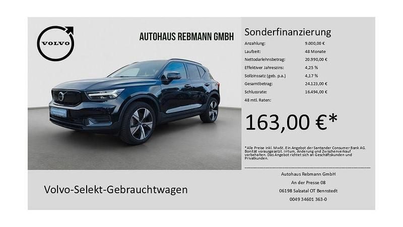 Gebraucht Volvo XC40 Plus 169 kW (231 PS) 2022 Schwarz SUV