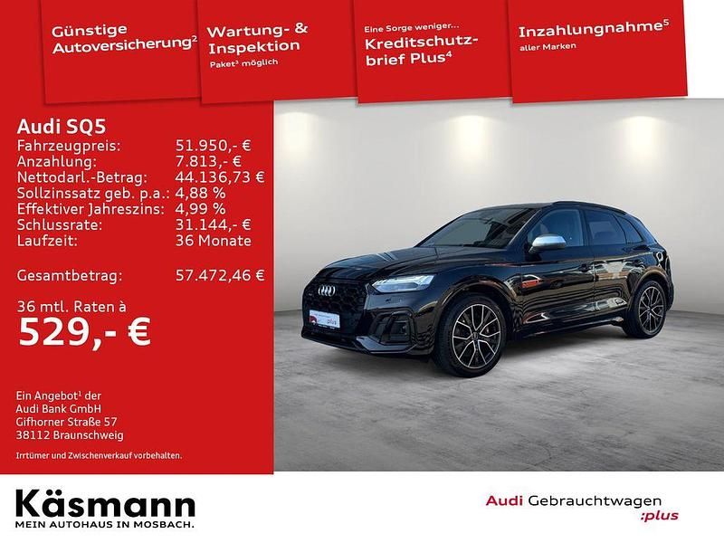 Mythosschwarz metallic Gebraucht 2022 Audi SQ5 Ambiente SUV | 51.950 € (Fairer Preis) - Bild 1/4