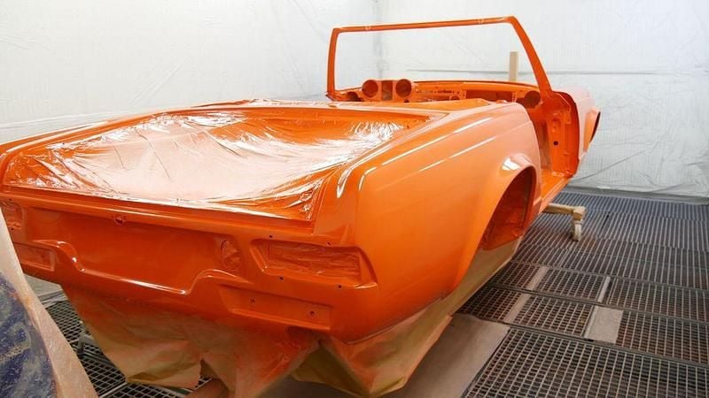 Second-hand Mercedes 230 1964 Portocaliu Cabrio