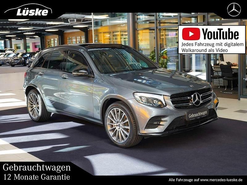 Lack selenitgrau Gebraucht 2019 Mercedes GLC250 AMG line SUV | 35.800 € - Bild 1/4