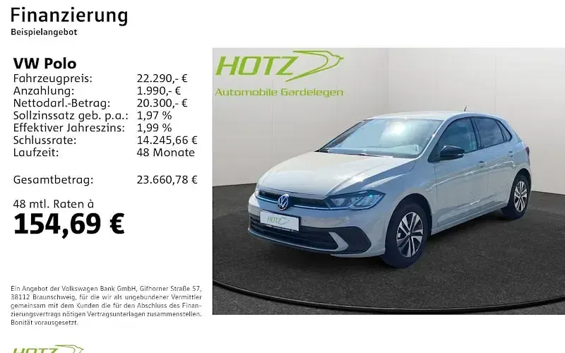 Neu VW Polo 80 PS (58 kW) 2026 Grau Kleinwagen