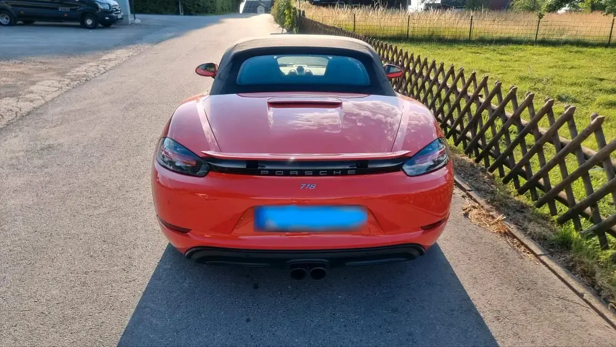 Gebraucht Porsche 718 349 PS (256 kW) 2017 Orange Cabrio