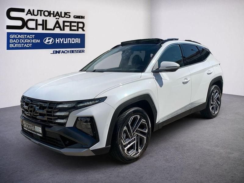 Serenity white / mic Gebraucht 2024 Hyundai Tucson Prime SUV | 37.980 € (Fairer Preis) - Bild 1/4