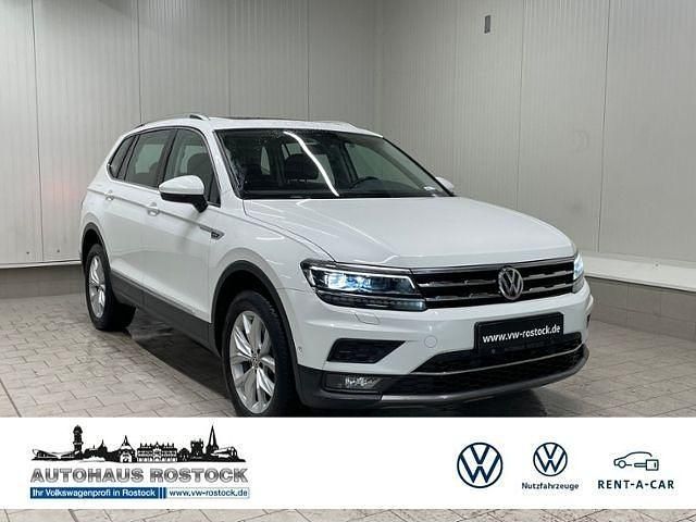 Pure white Gebraucht 2021 VW Tiguan Allspace Highline SUV | 33.990 € (Guter Preis) - Bild 1/4