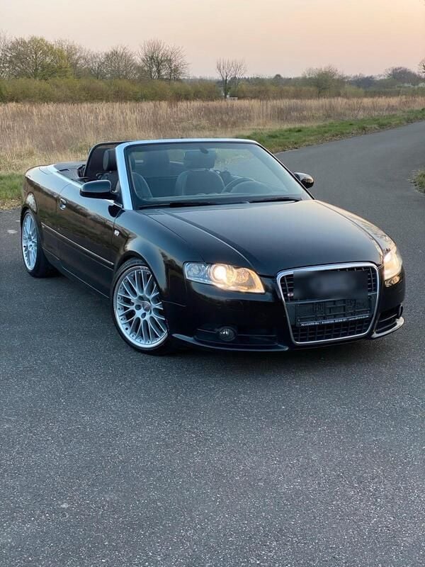 Schwarz Gebraucht 2008 Audi A4 Cabriolet S-Line Cabrio | 12.450 € - Bild 1/4