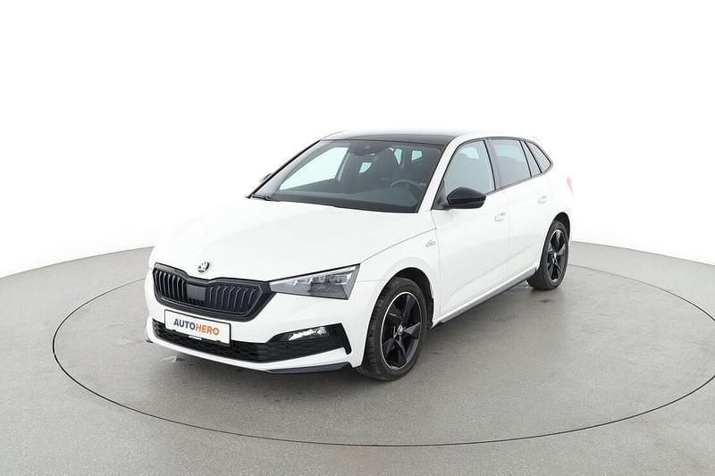 Weiß Gebraucht 2021 Skoda Scala Monte Carlo Kleinwagen | 18.730 € (Guter Preis) - Bild 1/3