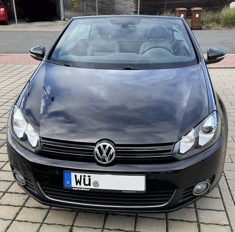 Schwarz Gebraucht 2011 VW Golf Cabriolet Cabrio | 7.200 € (Guter Preis) - Bild 1/4