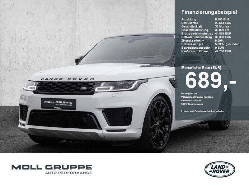 Gebraucht Land Rover Range Rover Sport HSE Dynamic 306 PS (225 kW) 2020 Weiß SUV