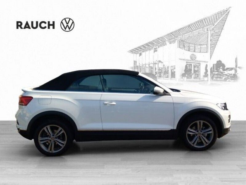 Gebraucht VW T-Roc Cabriolet Style 150 PS (110 kW) 2021 Weiß Cabrio