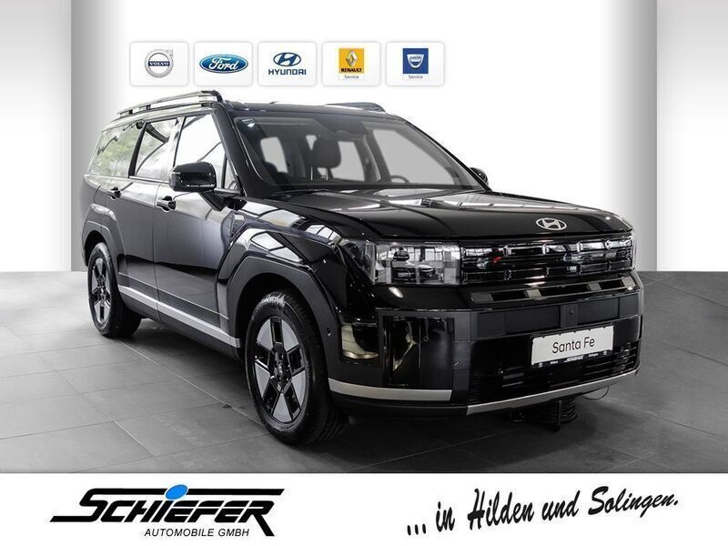Schwarz Neu 2024 Hyundai Santa Fe Intro Edition SUV | 54.790 € - Bild 1/4