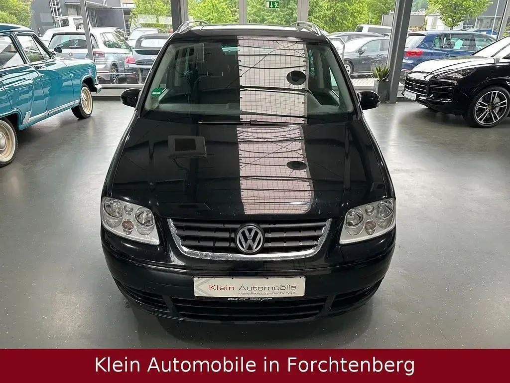 Gebraucht VW Touran Trendline 140 PS (102 kW) 2006 Schwarz Van / Kleinbus