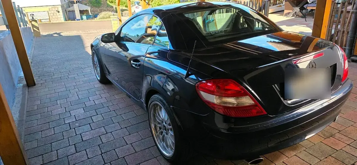 Gebraucht Mercedes SLK350 272 PS (200 kW) 2005 Blau Cabrio