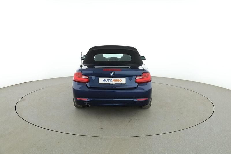 Gebraucht BMW 218 Basis 136 PS (100 kW) 2016 Blau Cabrio