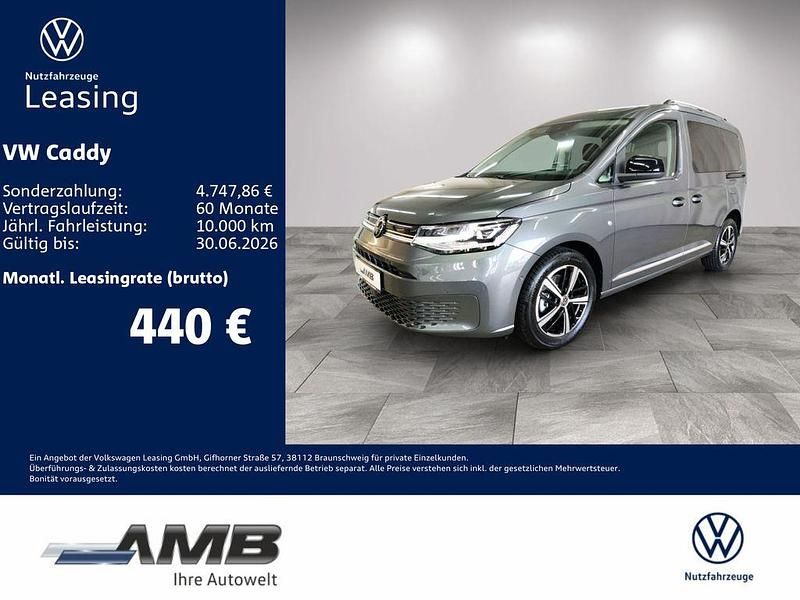 Grau Neu 2025 VW Caddy Style Van / Kleinbus | 44.450 € (Teuer) - Bild 1/4