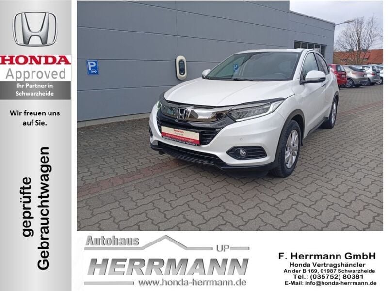 Platinum white pearl Gebraucht 2019 Honda HR-V Elegance SUV | 19.290 € (Fairer Preis) - Bild 1/4