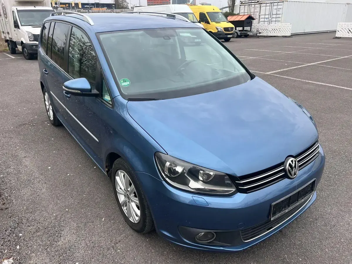 Gebraucht VW Touran Highline 140 PS (102 kW) 2011 Blau Van / Kleinbus