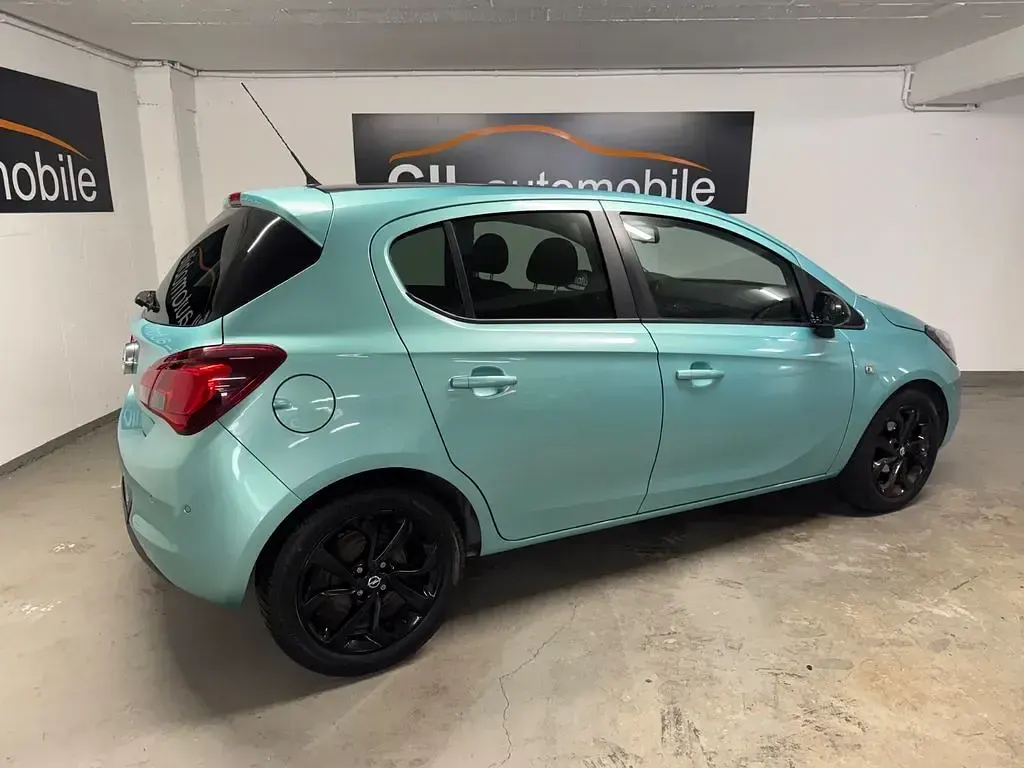 Gebraucht Opel Corsa Color Edition 90 PS (66 kW) 2015 Grün Kleinwagen