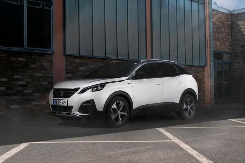 Weiß Gebraucht 2017 Peugeot 3008 GT-line SUV | 16.950 € - Bild 1/4
