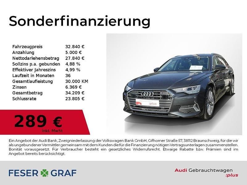 Gebraucht Audi A6 Business 265 PS (194 kW) 2022 Manhattangrau metallic Kombi
