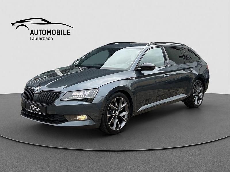 Grau Gebraucht 2017 Skoda Superb SportLine Kombi | 16.995 € (Guter Preis) - Bild 1/4