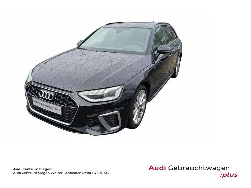 Mythosschwarz metallic (metallic) Gebraucht 2021 Audi A4 Ambiente Kombi | 26.410 € (Fairer Preis) - Bild 1/2