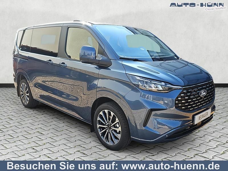 Chromablau metallic Neu 2025 Ford Tourneo Custom Titanium X Van | 51.485 € (Fairer Preis) - Bild 1/4