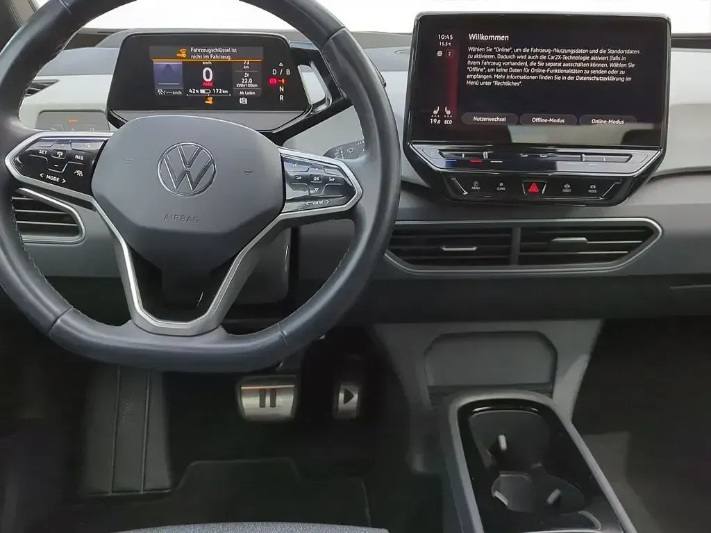 Brugt VW ID.3 Pro 150 kW (204 HK) 2021 Blå Hatchback