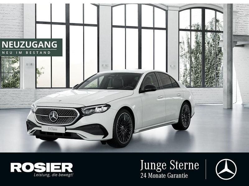 Weiss / polarweiß Gebraucht 2025 Mercedes E200 Advanced Limousine | 58.999 € - Bild 1/4