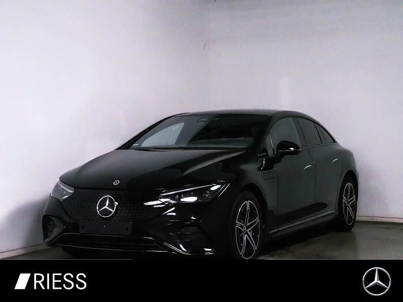 Metalliclack obsidianschwarz Gebraucht 2024 Mercedes EQE350 AMG Limousine | 49.900 € (Fairer Preis) - Bild 1/4