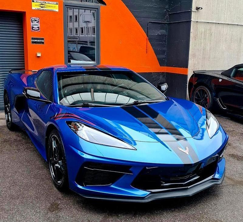 Gebraucht Corvette C8 496 PS (364 kW) 2020 Blau Cabrio