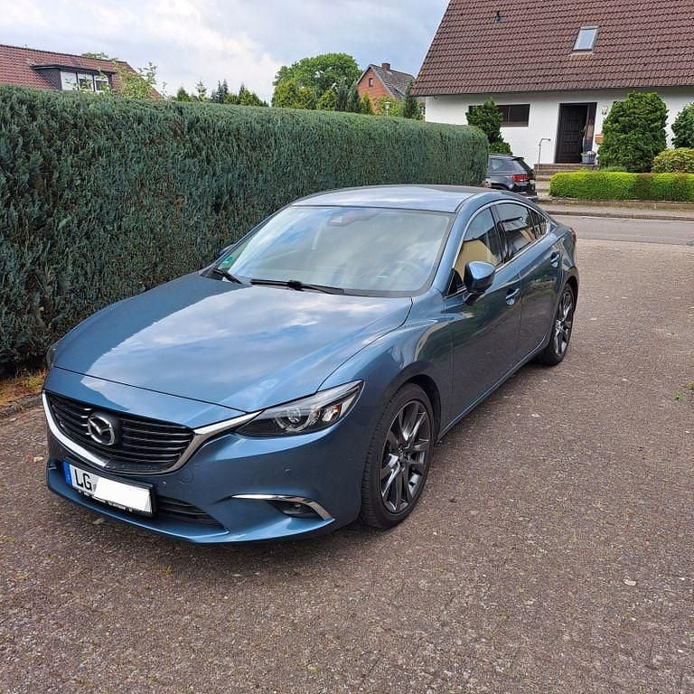 Blau Gebraucht 2017 Mazda 6 Sports-Line Limousine | 16.000 € (Guter Preis) - Bild 1/4
