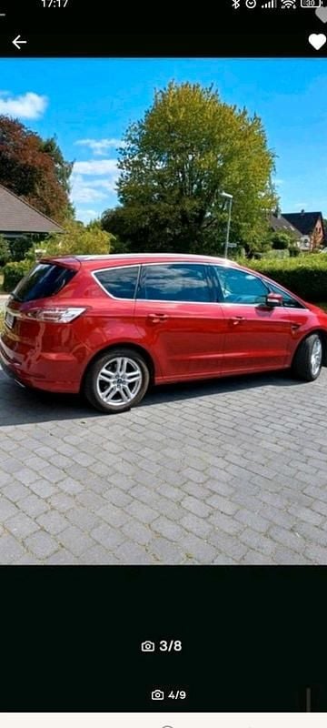 Rot Gebraucht 2015 Ford S-MAX S Van / Kleinbus | 13.199 € (Guter Preis) - Bild 1/4