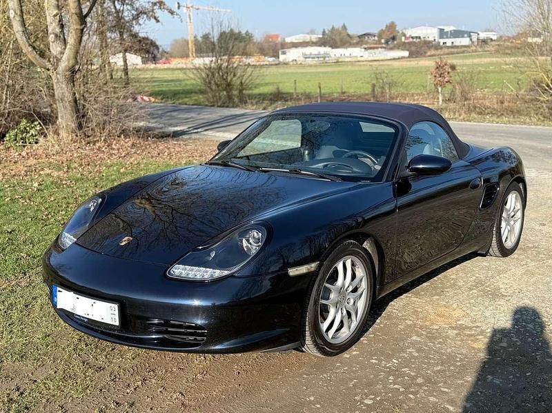 Gebraucht Porsche Boxster 228 PS (167 kW) 2002 Blau Cabrio