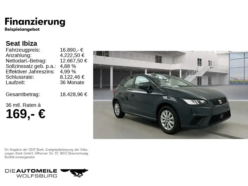 Gebraucht Seat Ibiza Style 80 PS (58 kW) 2025 Fjordblau Kleinwagen