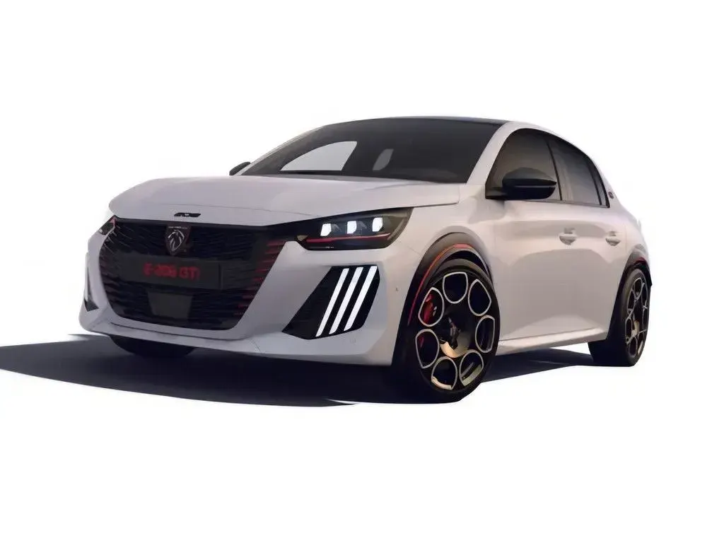Neu Peugeot e-208 GTi 206 kW (281 PS) 2026 Weiß Kleinwagen