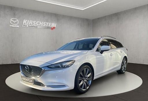 Gebraucht Mazda 6 Sports-Line 194 PS (142 kW) 2019 Snowflake white pearl Kombi