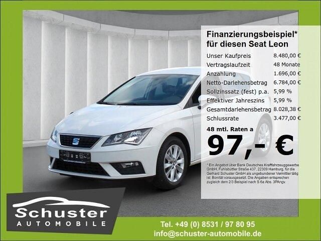 Weiss Gebraucht 2018 Seat Leon Style Limousine | 8.480 € (Guter Preis) - Bild 1/1