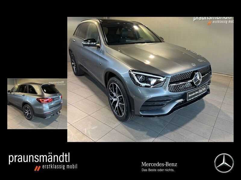 Grau Gebraucht 2021 Mercedes GLC300e AMG SUV | 40.900 € (Etwas zu teuer) - Bild 1/4