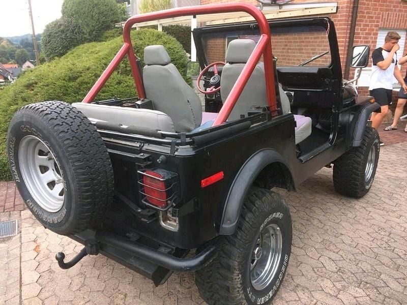 Used Jeep CJ 110 HP (80 kW) 1980 Black Cabriolet