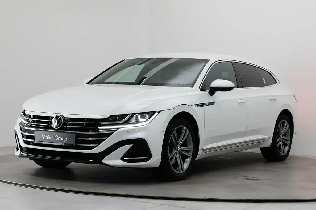 Gebraucht VW Arteon R-line 218 PS (160 kW) 2022 Oryxweiß perlmutteffekt Kombi