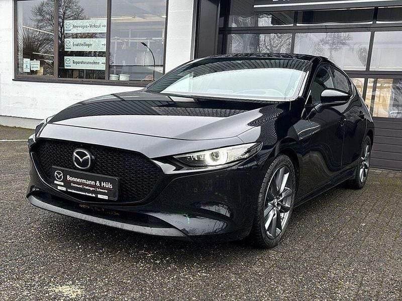 Schwarz Gebraucht 2022 Mazda 3 Limousine | 22.880 € (Guter Preis) - Bild 1/4