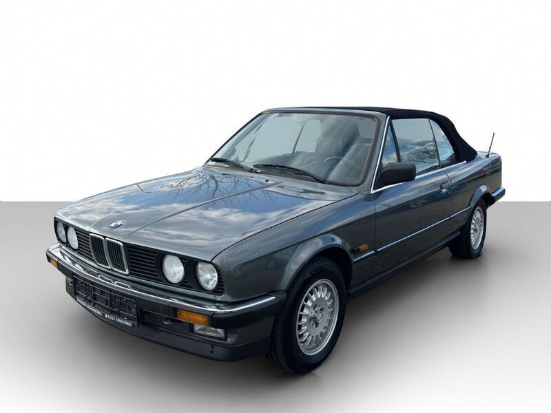 Grau Gebraucht 1986 BMW 320 Cabriolet Cabrio | 15.899 € - Bild 1/4