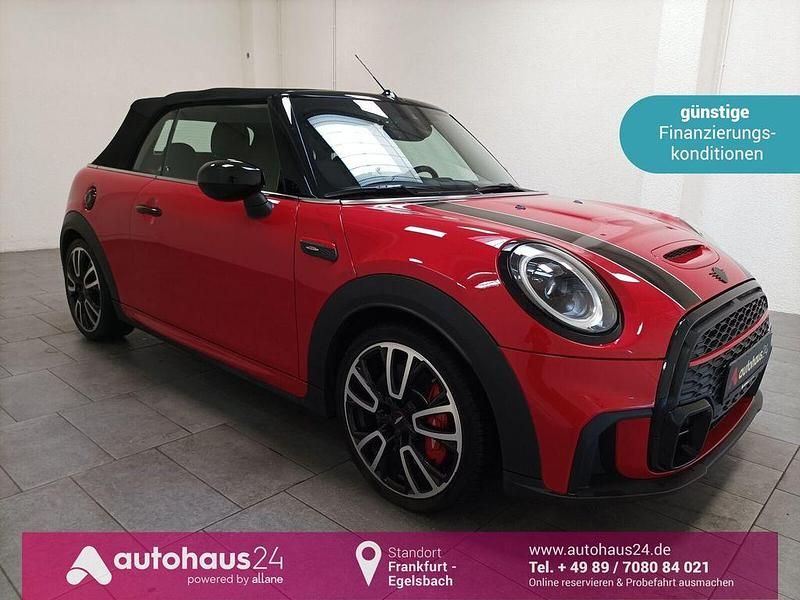 Rot Gebraucht 2021 Mini John Cooper Works Cabriolet Cabrio | 31.470 € (Fairer Preis) - Bild 1/4