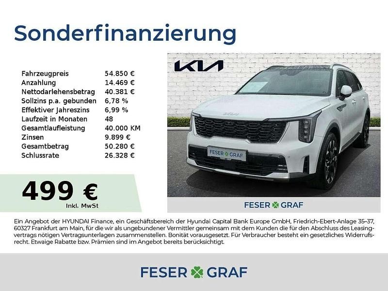 Neu Kia Sorento Premium 159 PS (116 kW) 2025 Snow white pearl SUV