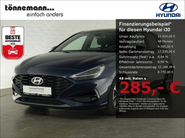 Blau Gebraucht 2024 Hyundai i30 Advantage Limousine | 21.924 € (Guter Preis) - Bild 1/4